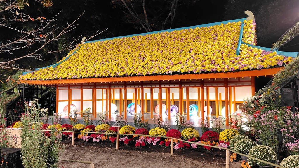 平安神宮 大極殿ライトアップ 大極殿ライトアップ