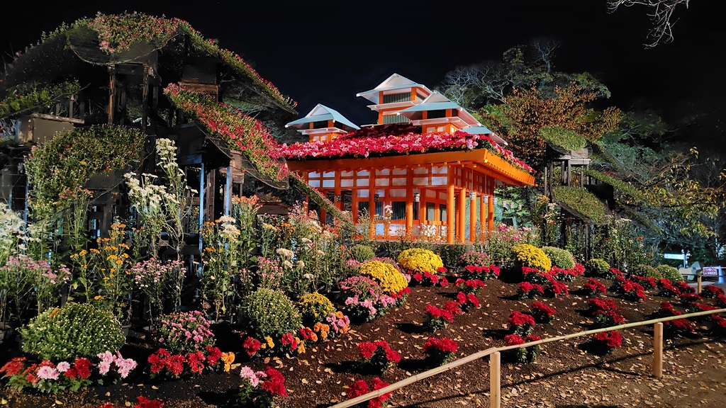 平安神宮 蒼龍楼ライトアップ 蒼龍楼